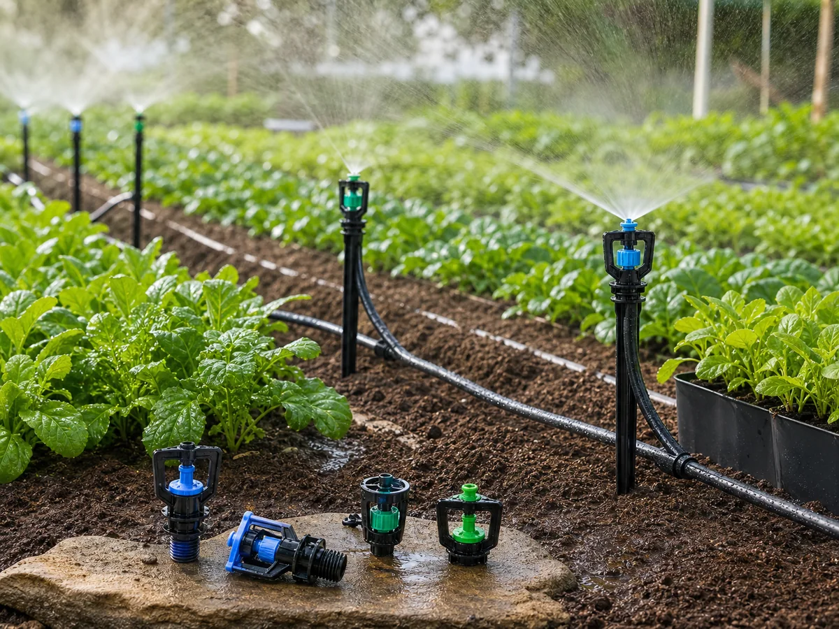 Micro-asperseurs et asperseurs rotatifs d'irrigation