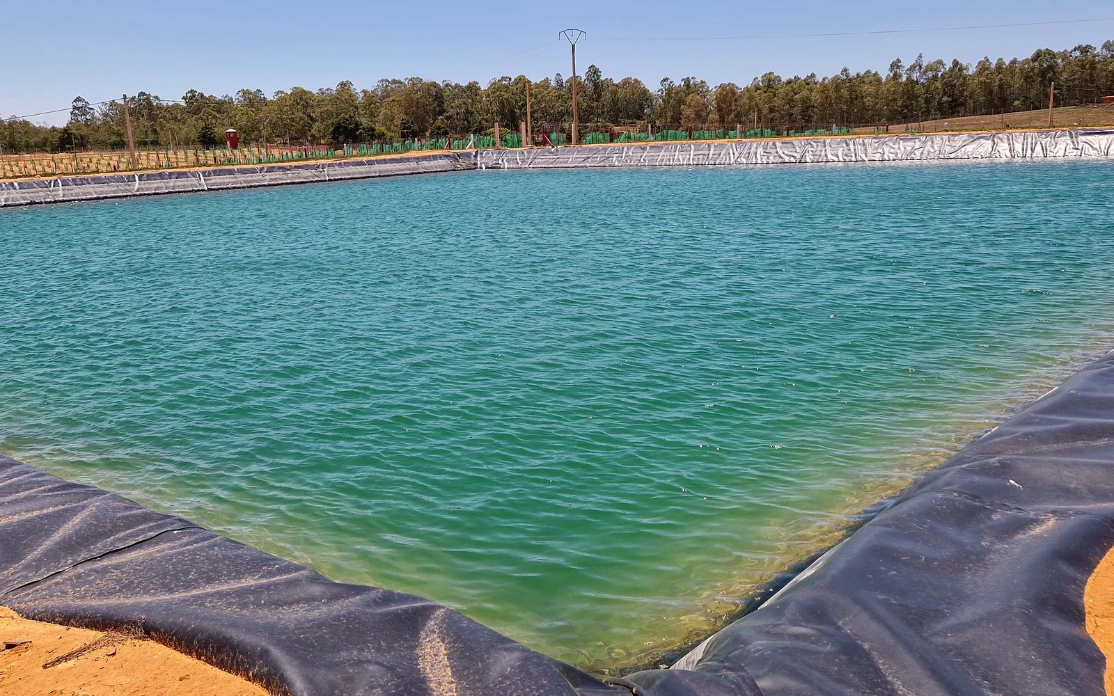 Réalisation bassin de stockage d'eau