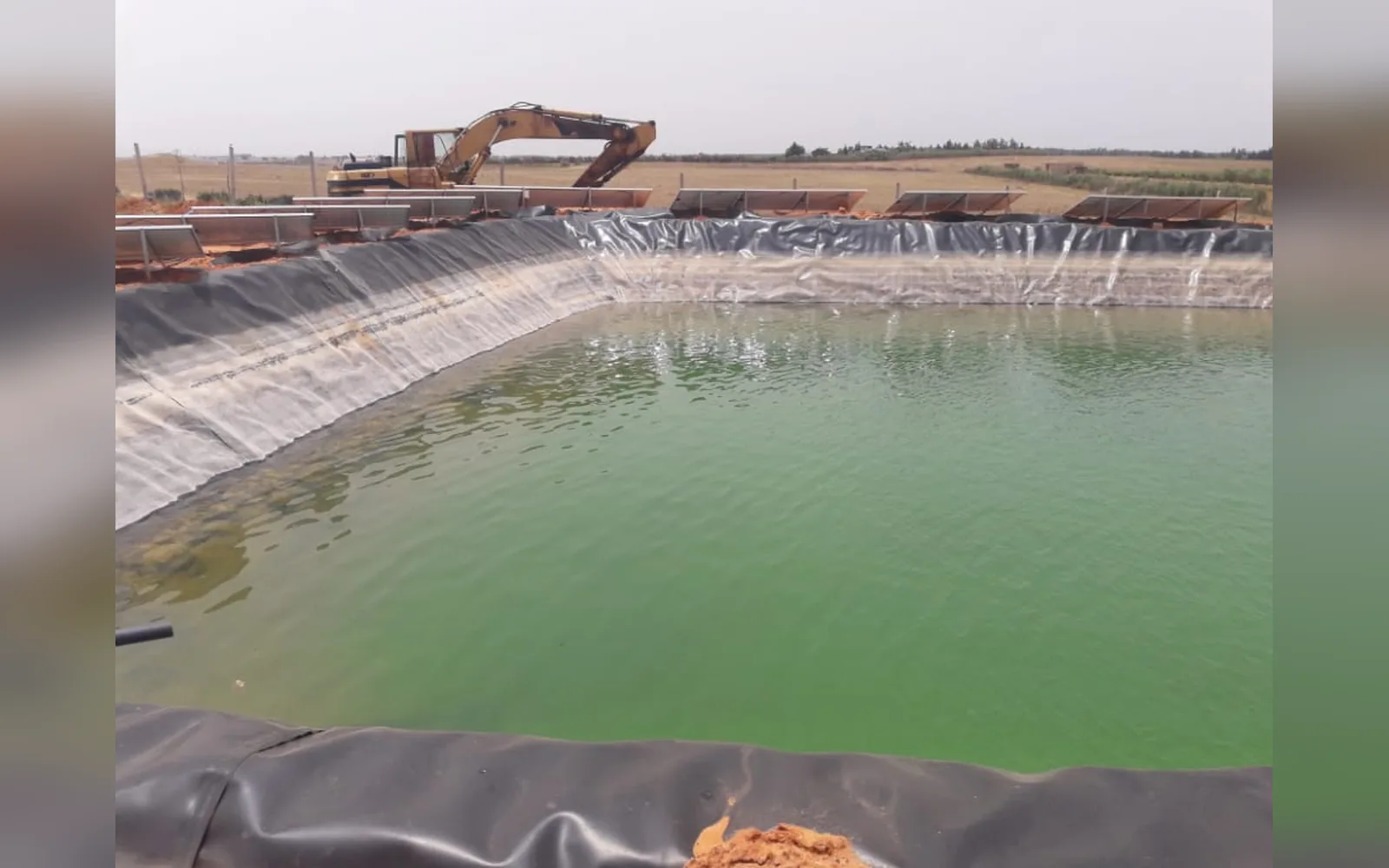 Réalisation bassin de stockage d'eau