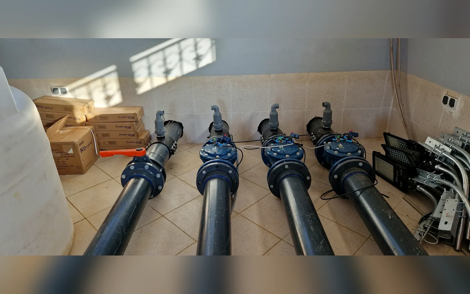 Réalisation irrigation goutte-à-goutte