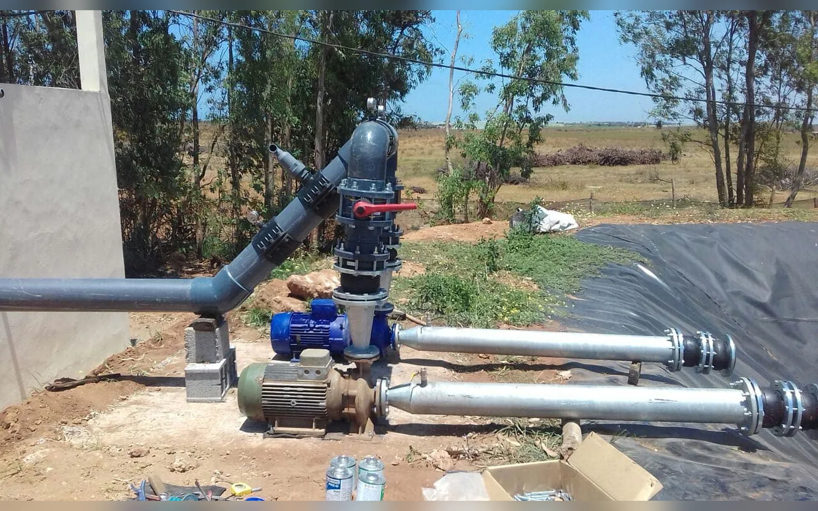Réalisation irrigation goutte-à-goutte