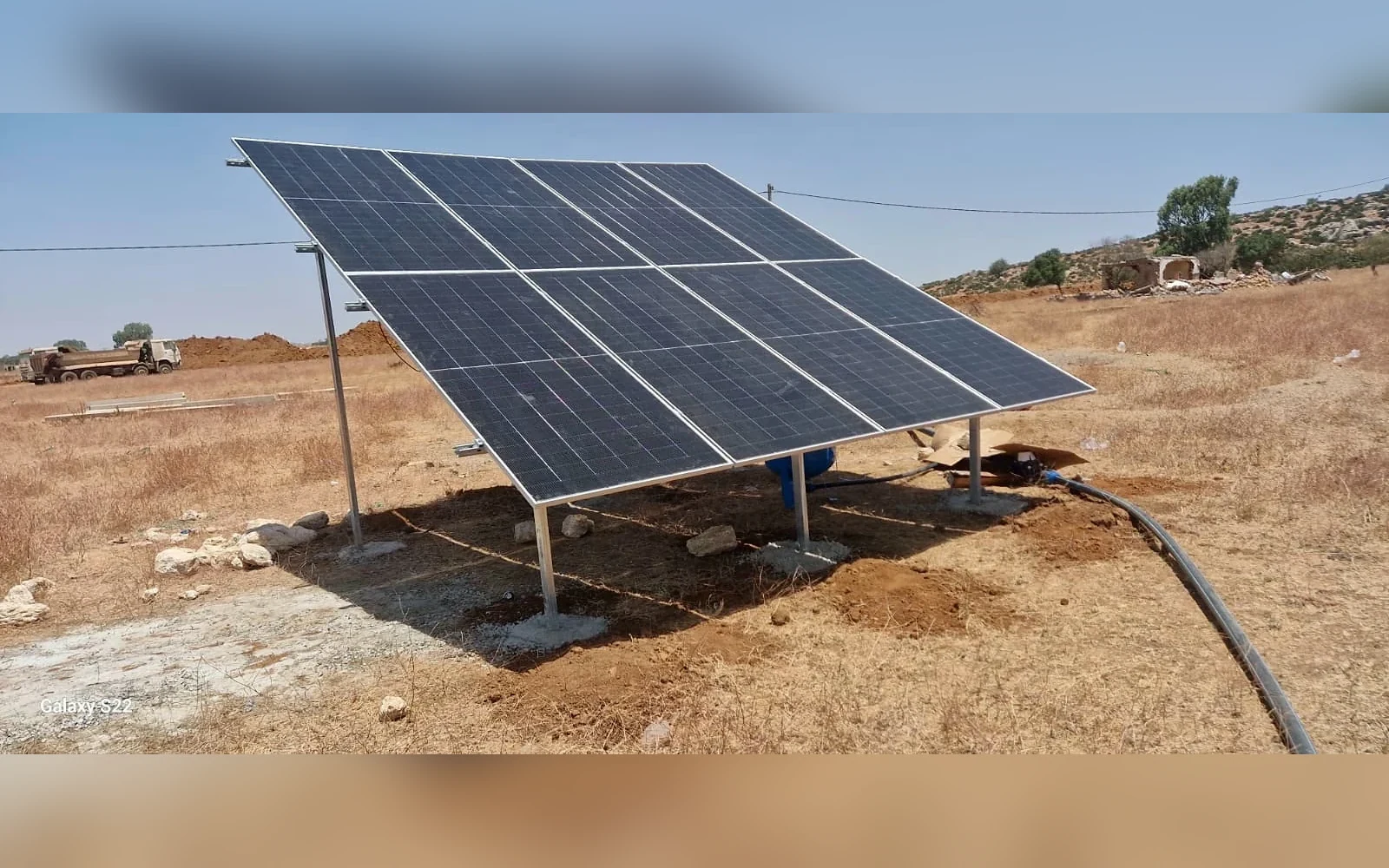 Pompage solaire — Carrière Benslimane