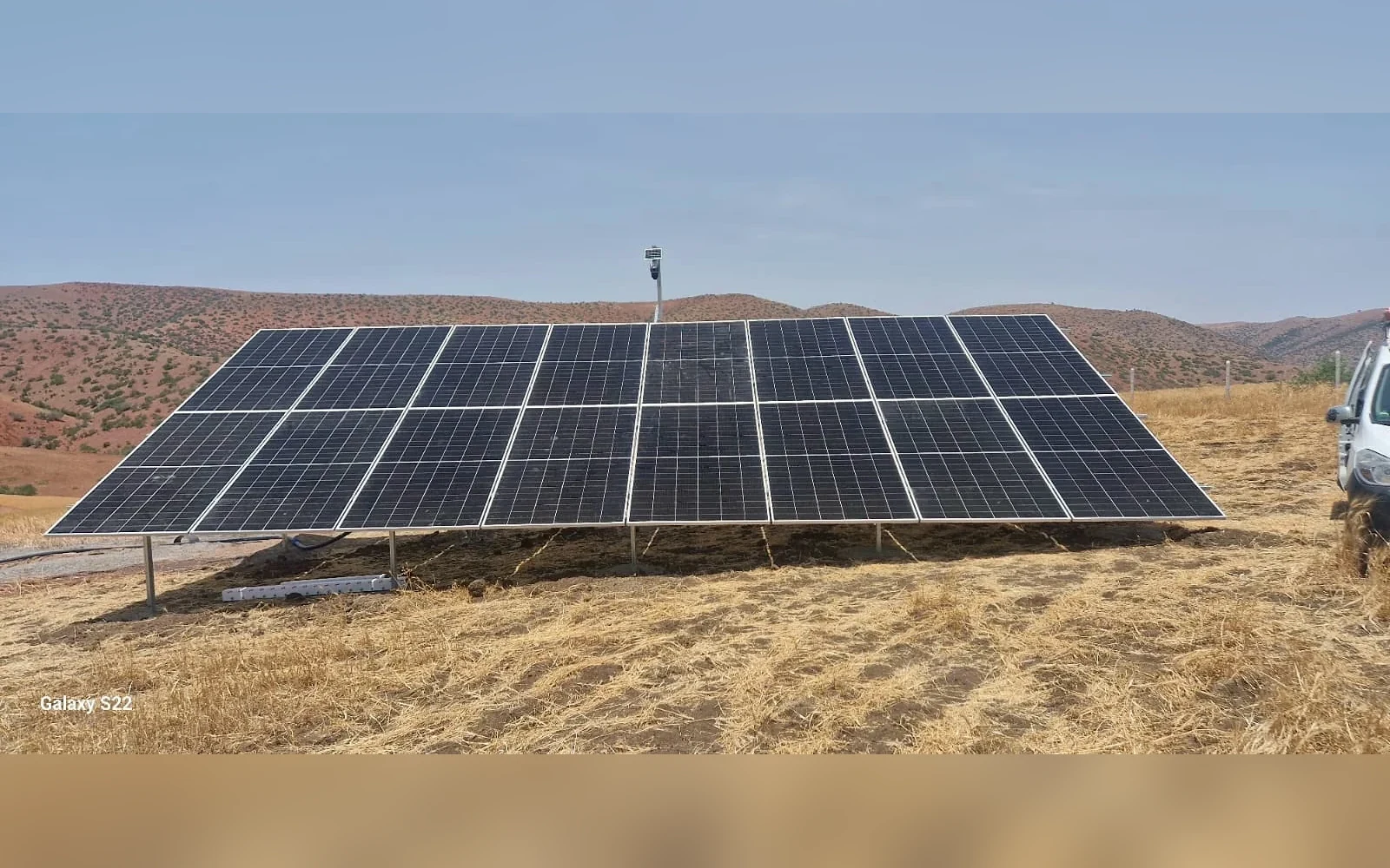 Réalisation pompage solaire