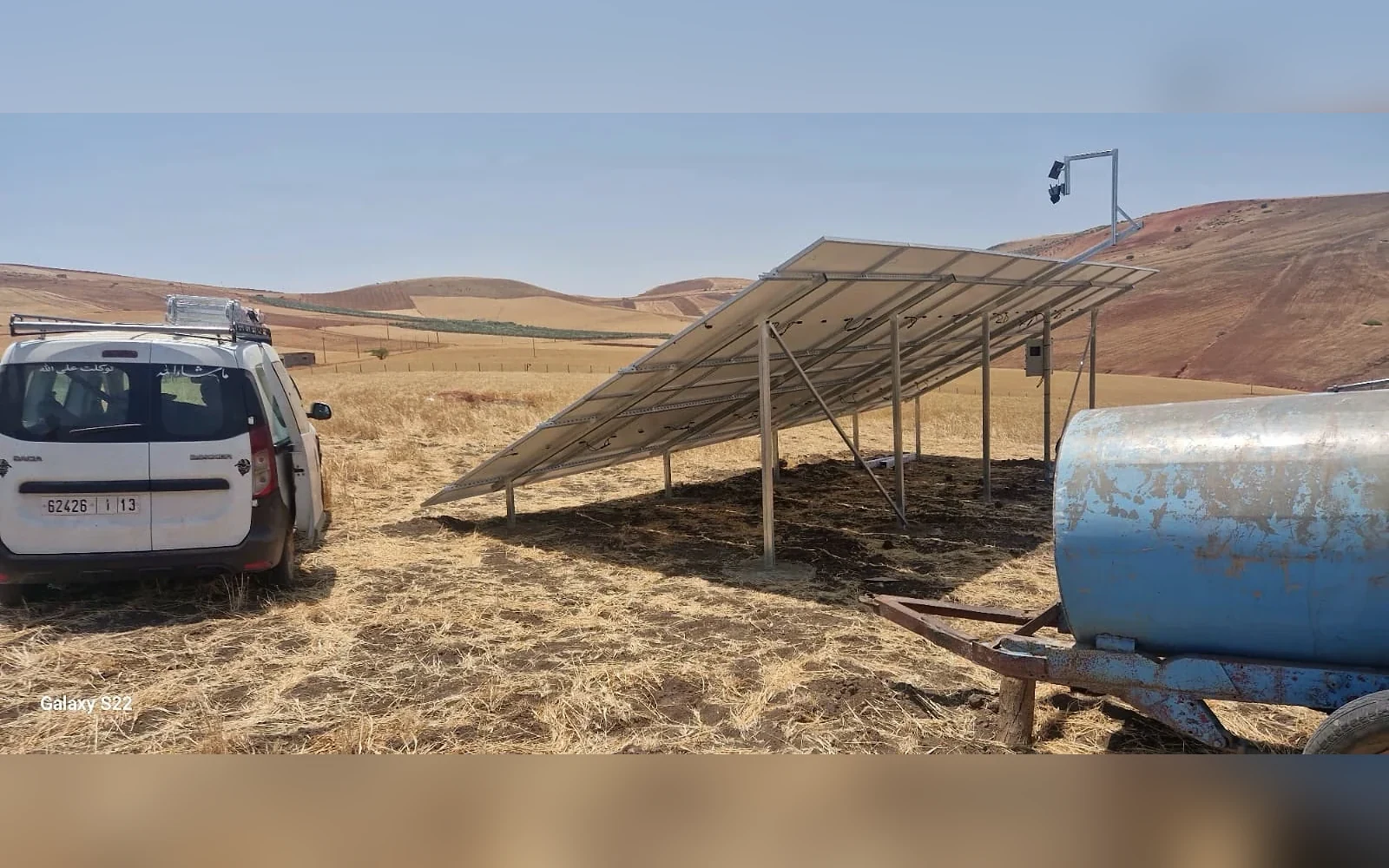 Réalisation pompage solaire