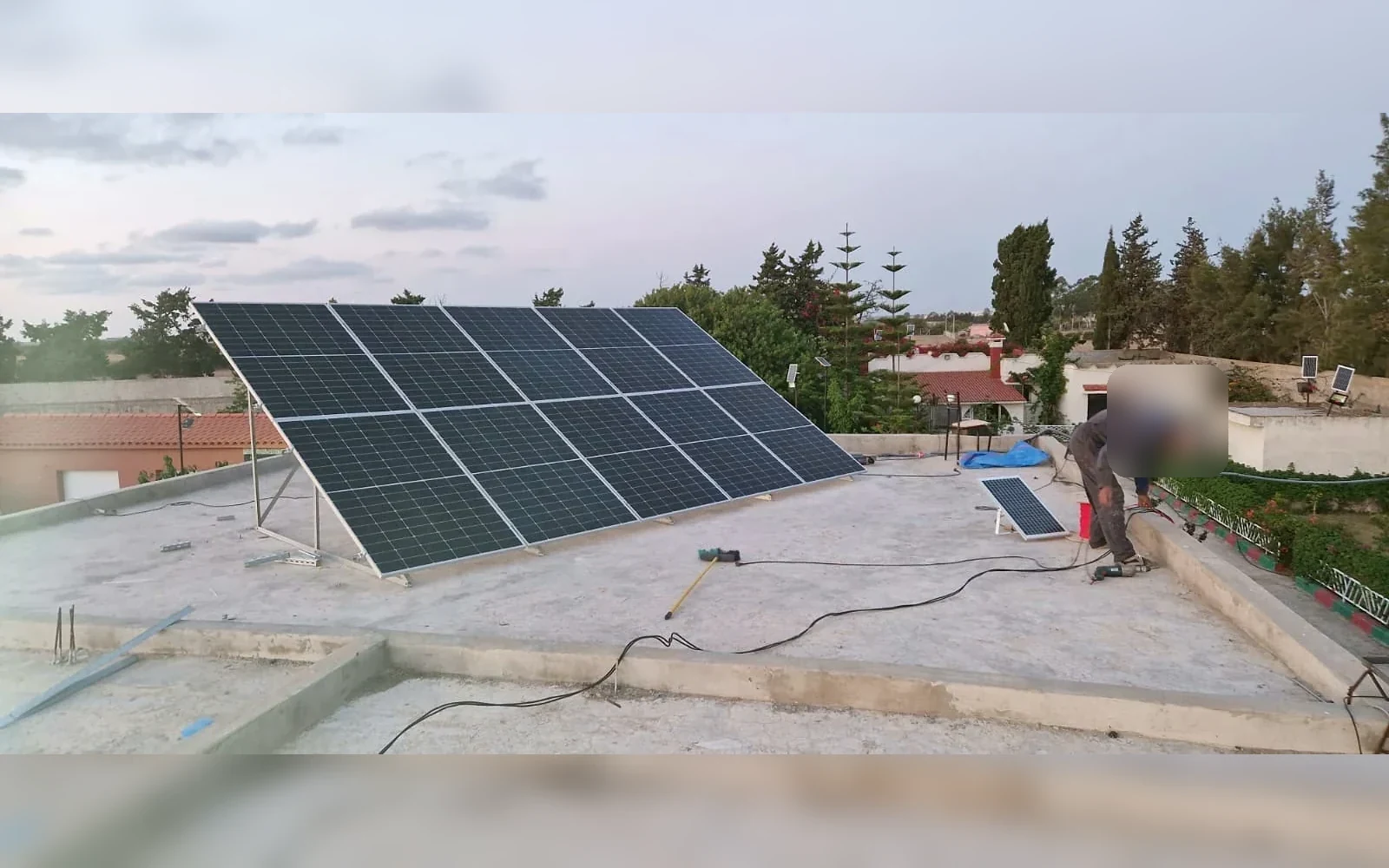 Réalisation pompage solaire