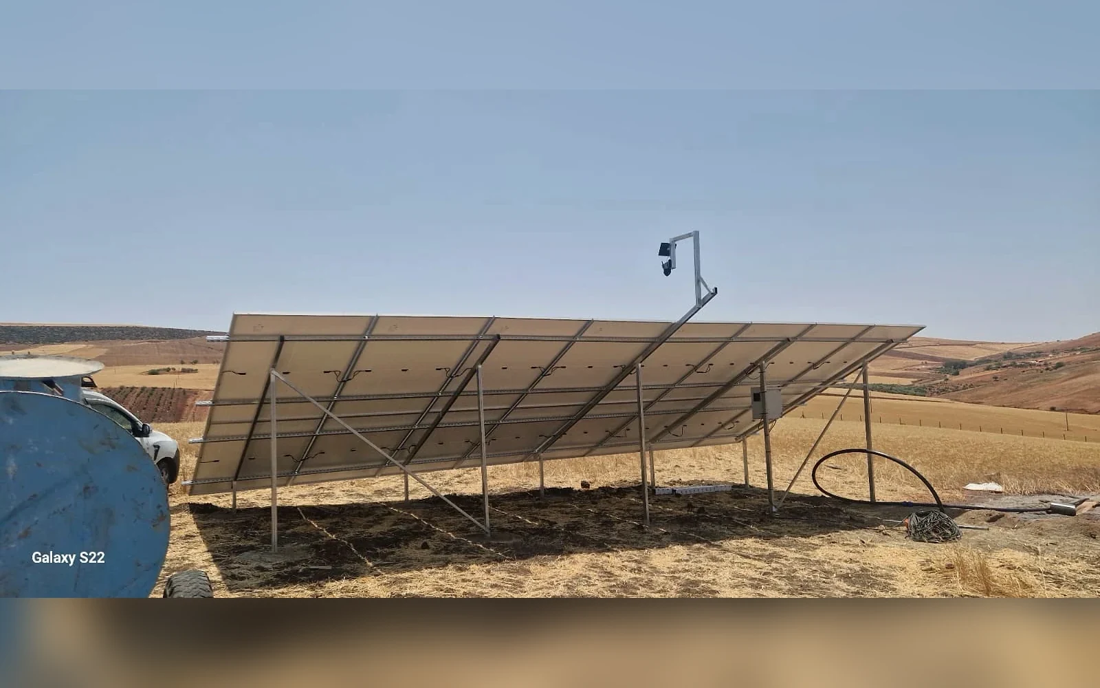 Réalisation pompage solaire