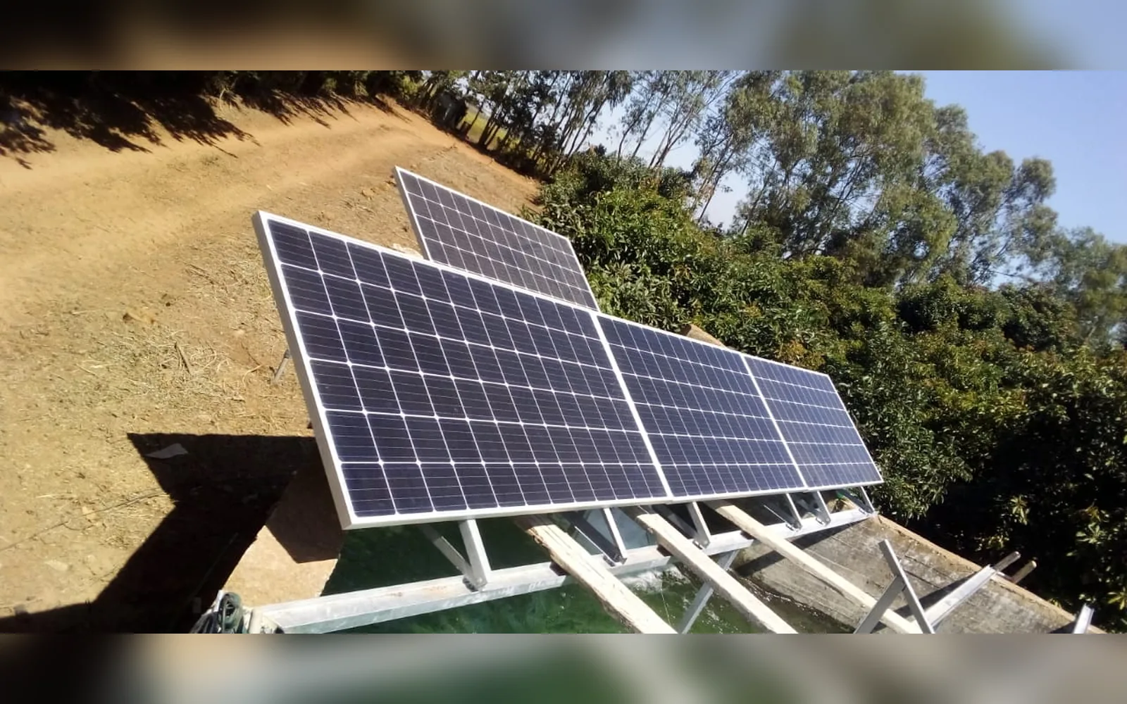 Réalisation pompage solaire