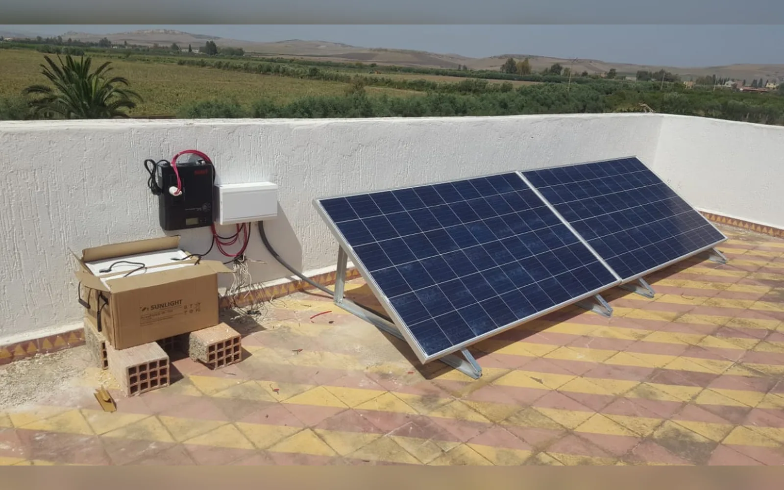 Réalisation pompage solaire