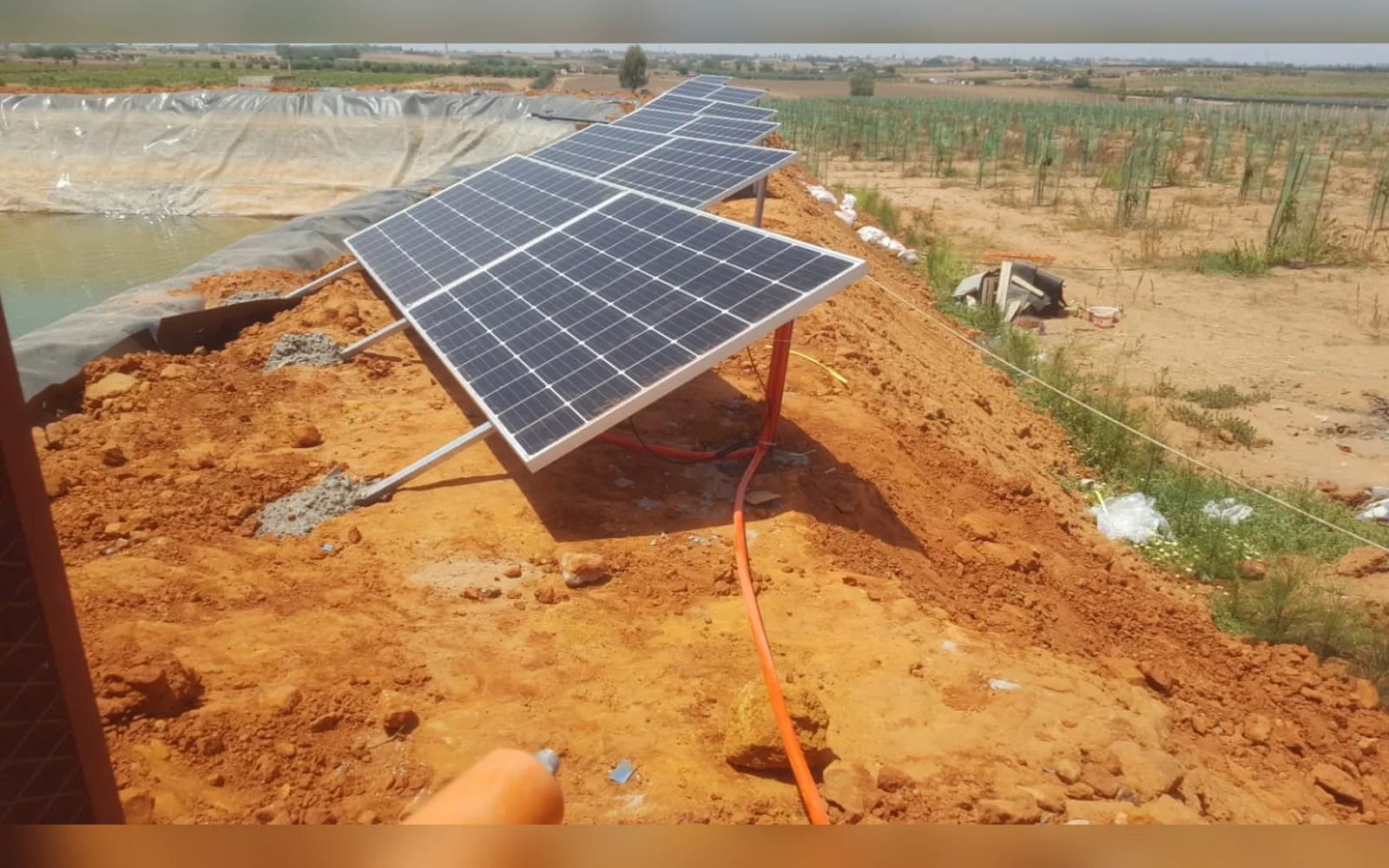Réalisation pompage solaire