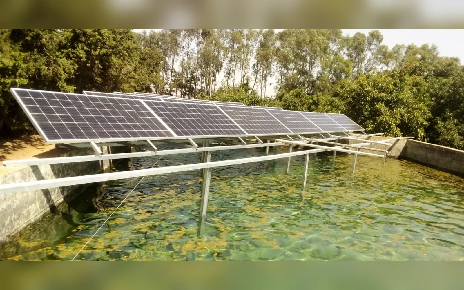 Réalisation pompage solaire
