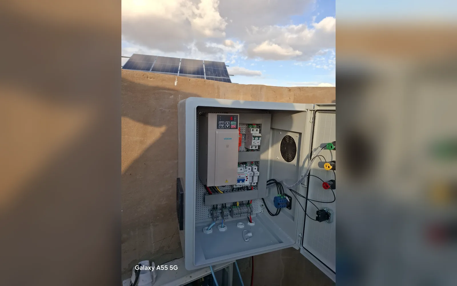 Réalisation pompage solaire