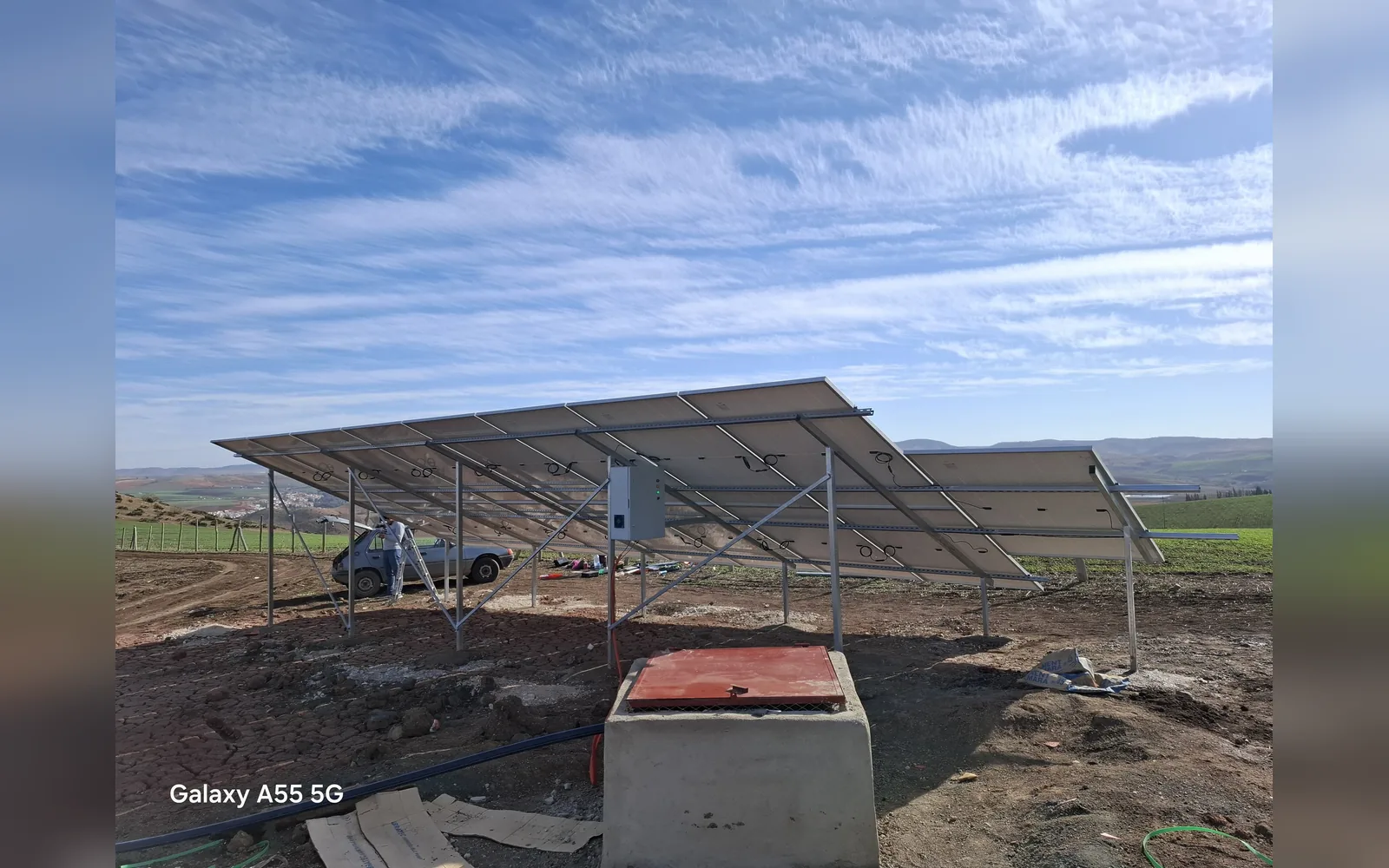 Réalisation pompage solaire
