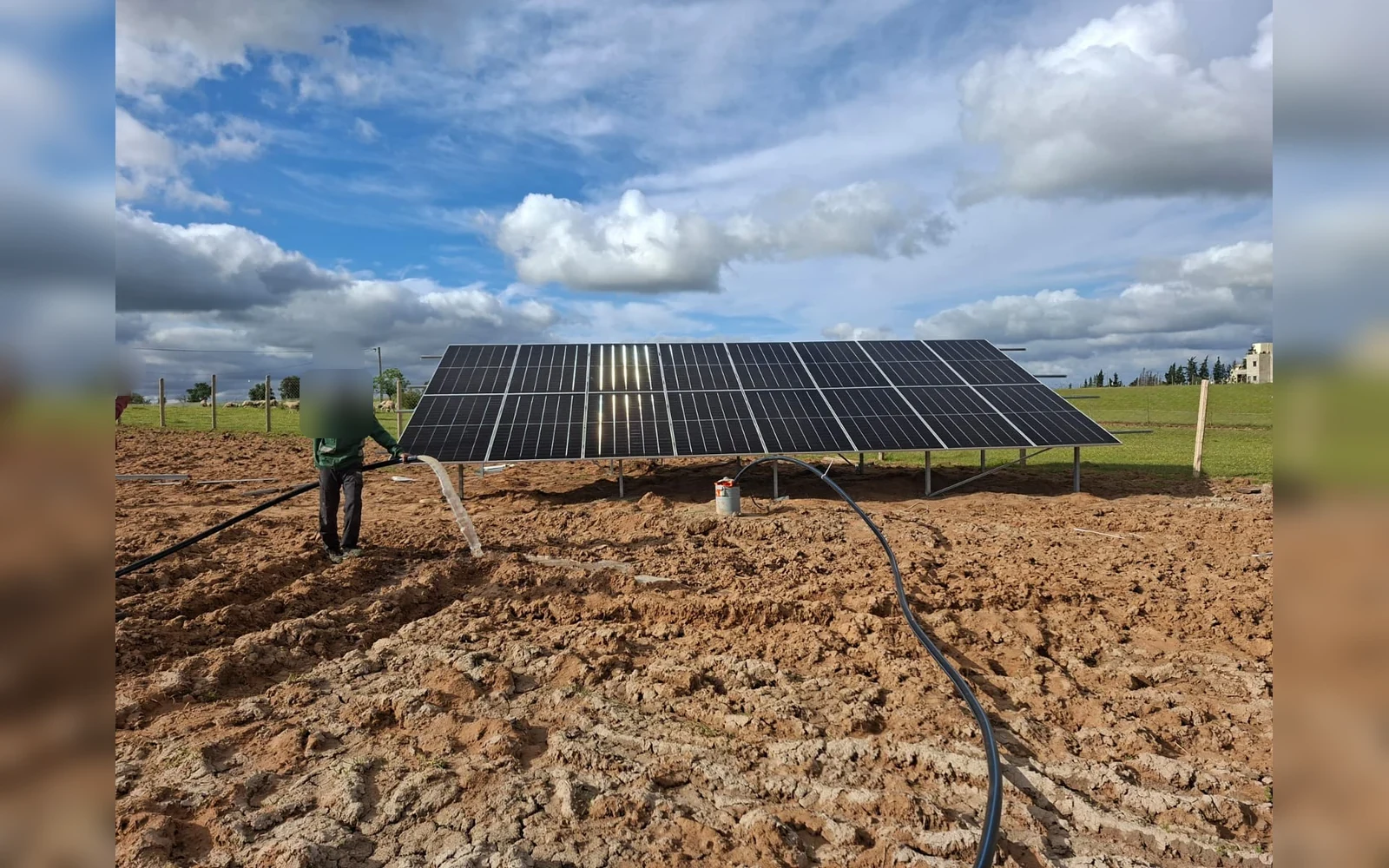 Réalisation pompage solaire