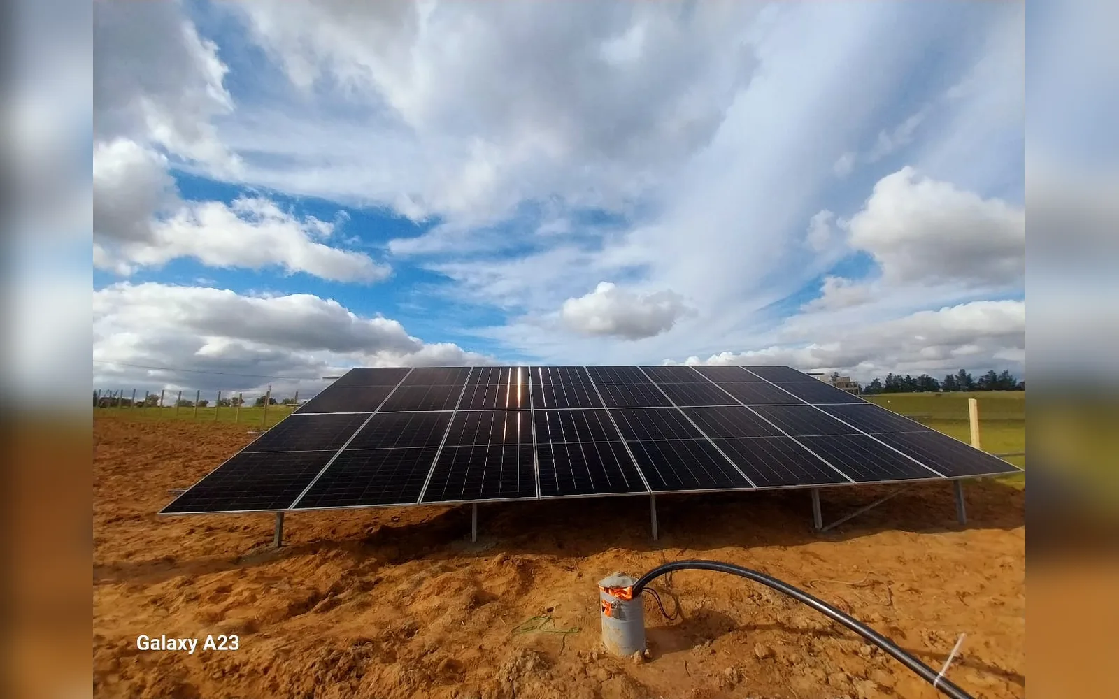 Réalisation pompage solaire